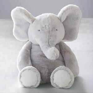 Pottery Barn Kids Gray Elephant Critter Plush Collection - Large 18"